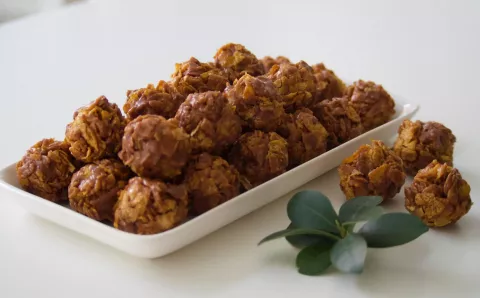 Cornflakes-Kekse mit Schokolade