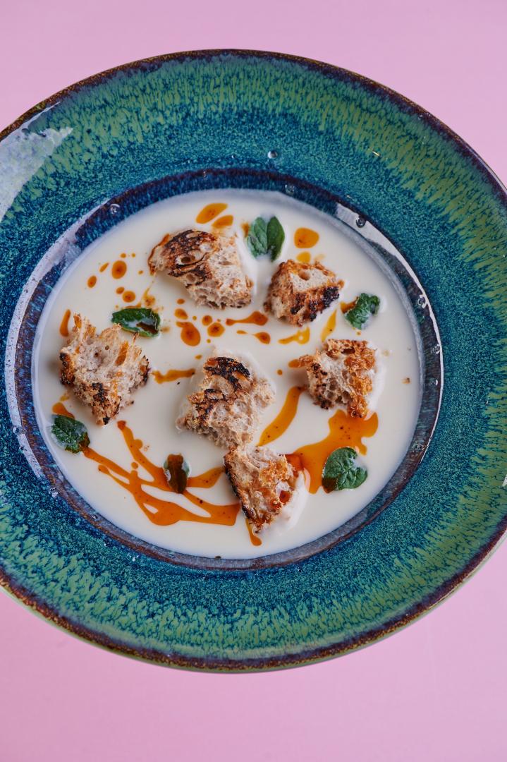 Weißweinsuppe